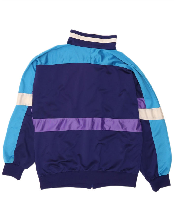 Мужской спортивный костюм с леопардовым принтом UK 46/48 XL, темно-синий, полиэстер с цветными блоками