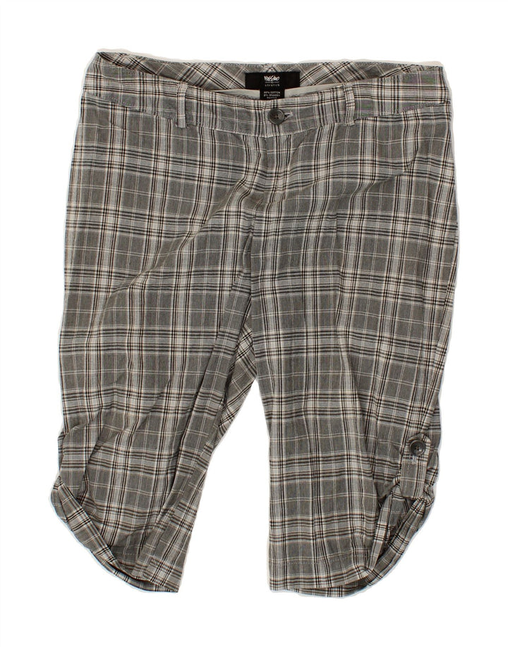 MOSSIMO Womens Bermuda Shorts US 4 Small W30  Grey Check Cotton Vintage Mossimo and Second-Hand Mossimo from Messina Hembry 