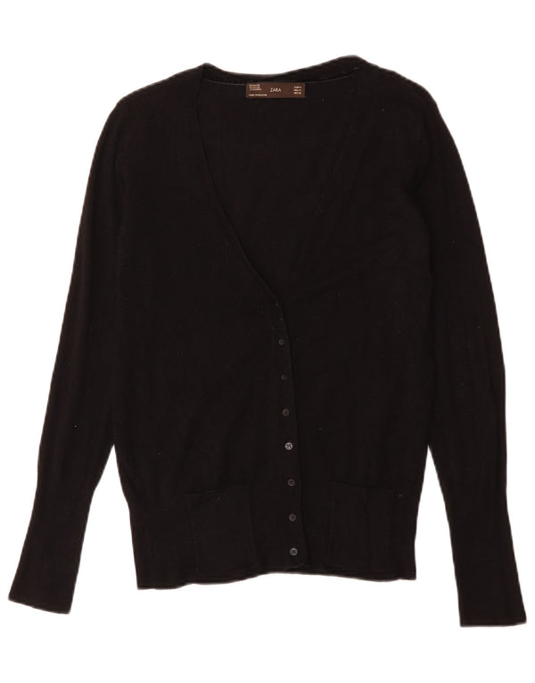 Женский кардиган Zara UK 12, средний черный