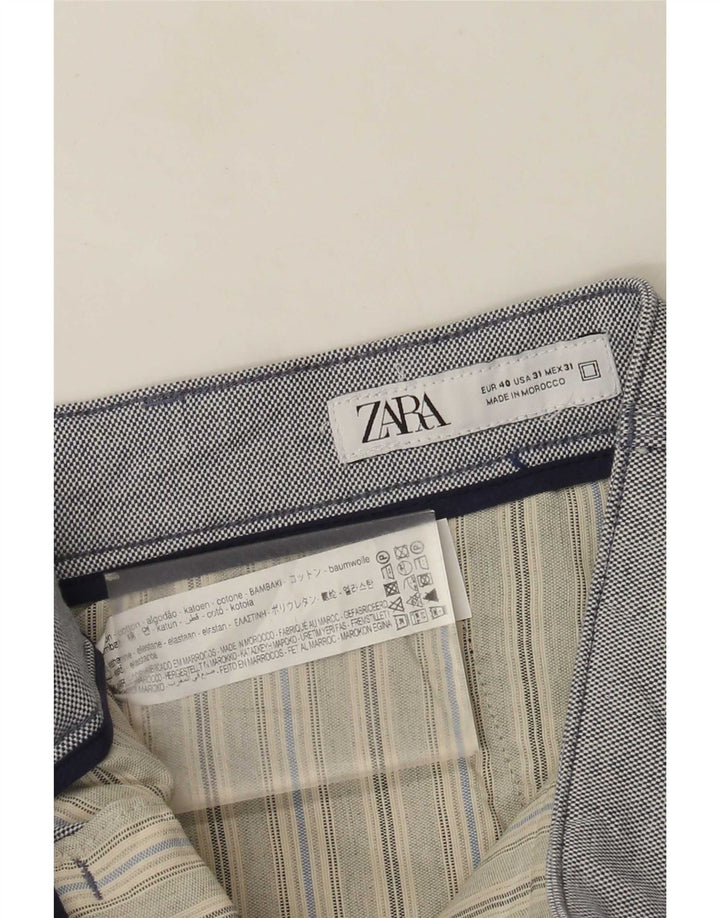Мужские шорты чинос Zara EU 40 Medium W31 Серый хлопок