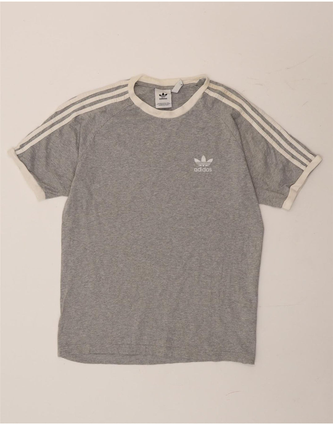 Мужская футболка Adidas Top большого размера, серый хлопок