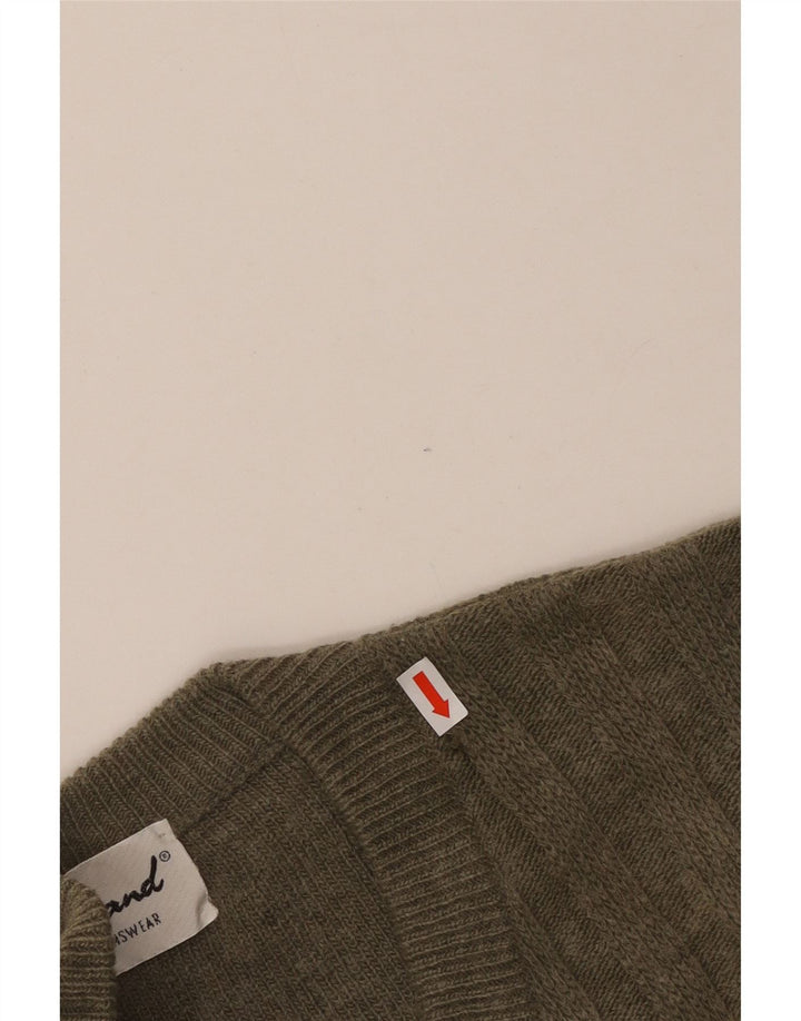 Мужская майка KIRKLAND безрукавка IT 52, цвет хаки, цветной блок, большой размер