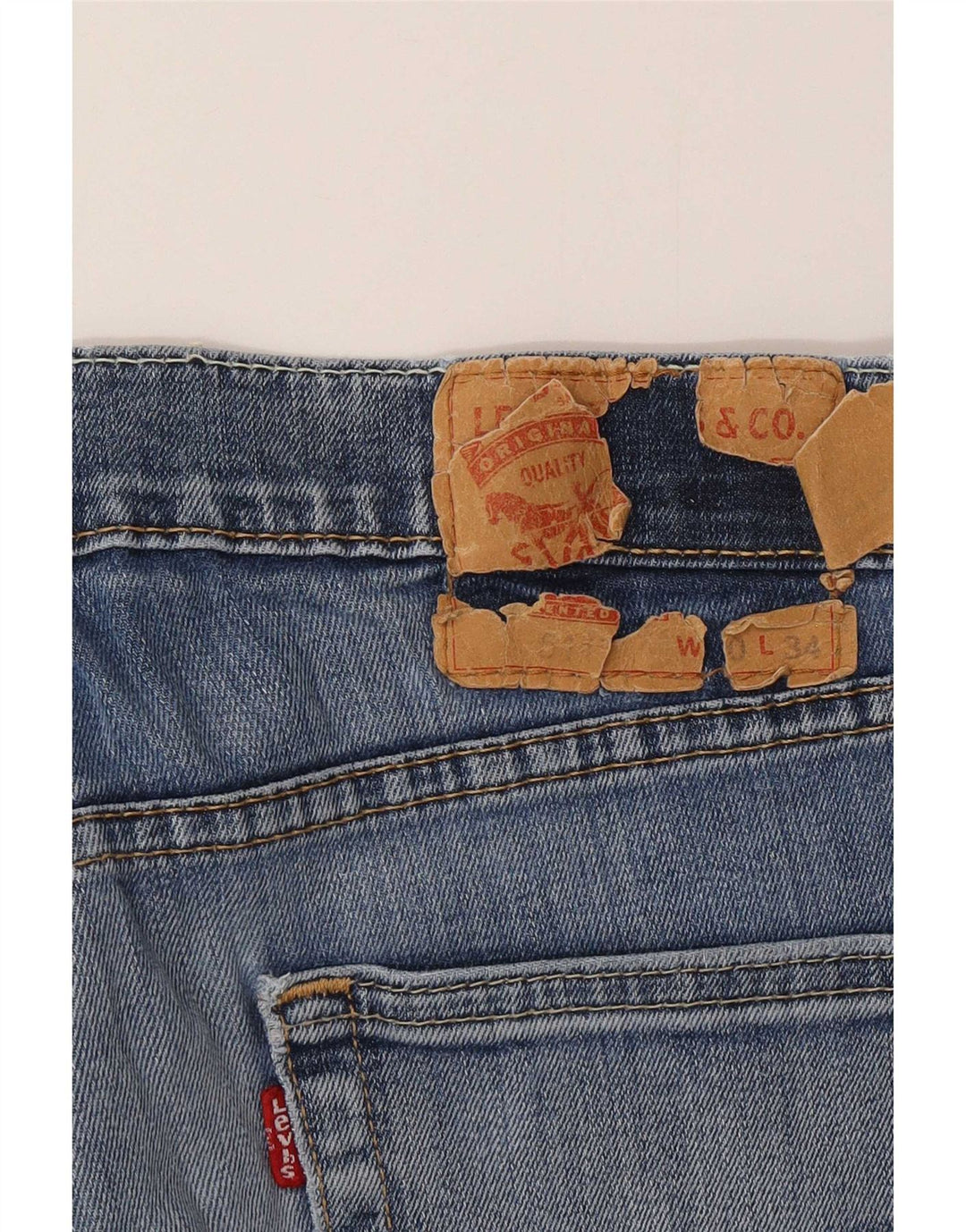 Мужские джинсы Levi's 511 Slim W30 L34 синие, хлопок