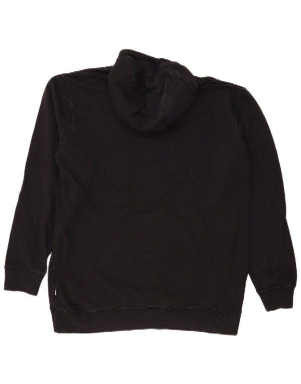 Мужской джемпер с капюшоном с рисунком VANS, большой черный