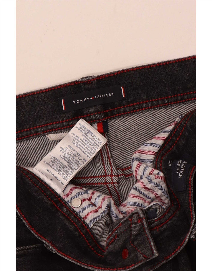 Мужские прямые джинсы Tommy Hilfiger W32 L29, серый хлопок
