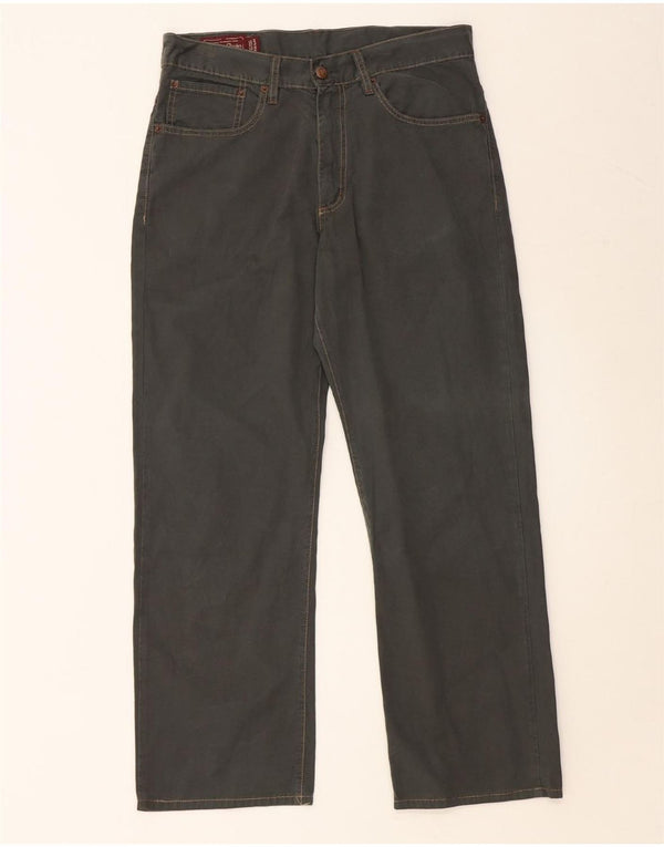 MARLBORO CLASSICS Мужские прямые повседневные брюки W32 L28 Зеленый хлопок