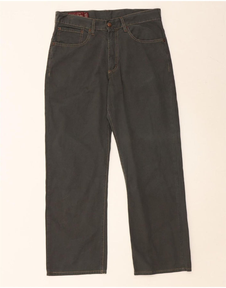 MARLBORO CLASSICS Мужские прямые повседневные брюки W32 L28 Зеленый хлопок