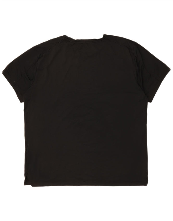 Мужская футболка Nike Dri Fit Standard Fit с графикой, большой черный полиэстер