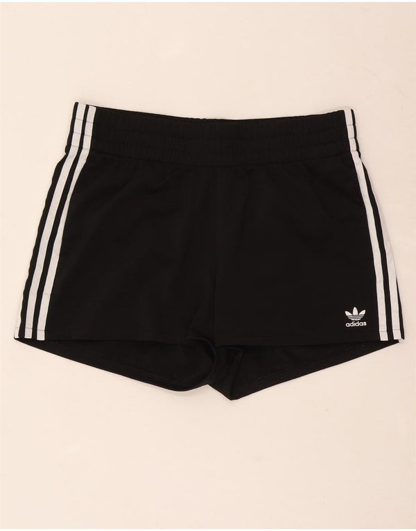 Женские спортивные шорты Adidas UK 14, средний черный полиэстер