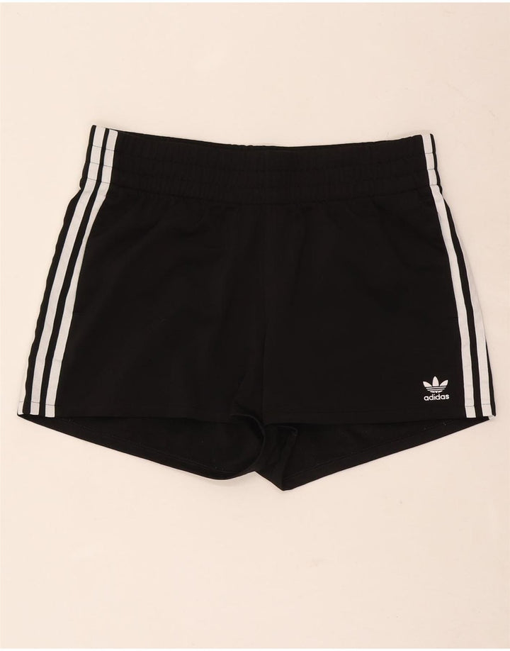 Женские спортивные шорты Adidas UK 14, средний черный полиэстер