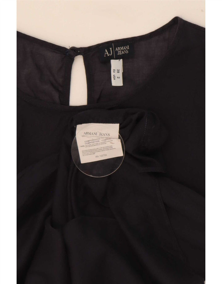 Женская блузка Armani Top EU 38, средний темно-синий, хлопок