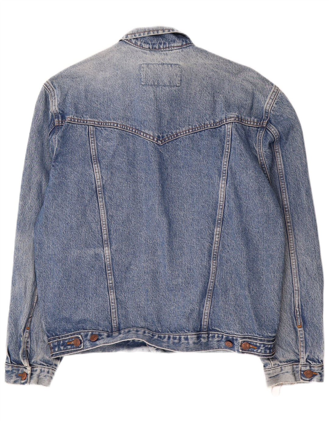 Мужская джинсовая куртка WRANGLER UK 40, большая синяя, хлопок