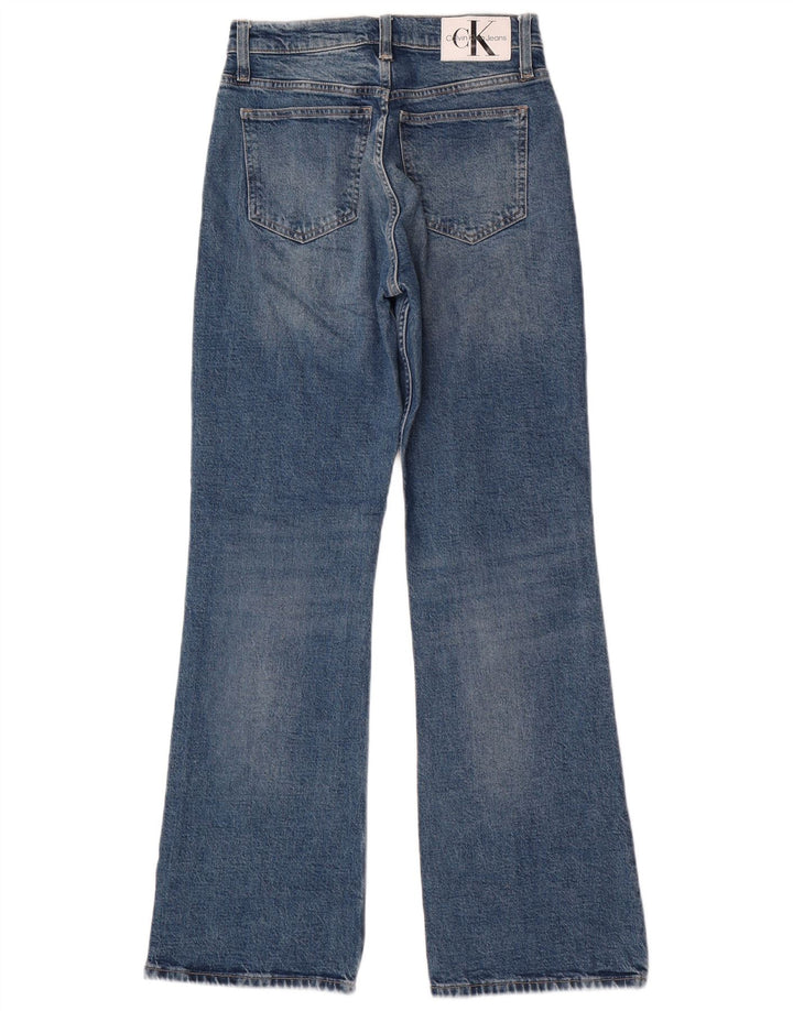 Женские джинсы Bootcut Calvin Klein W26 L30 синие, хлопок