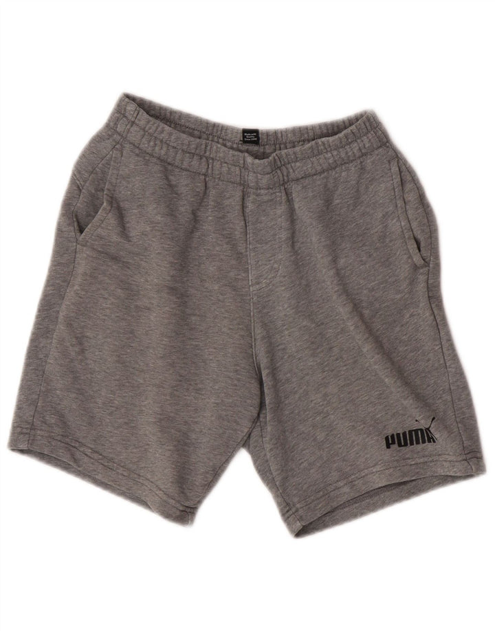 Спортивные шорты Puma для мальчиков 11-12 лет, серые