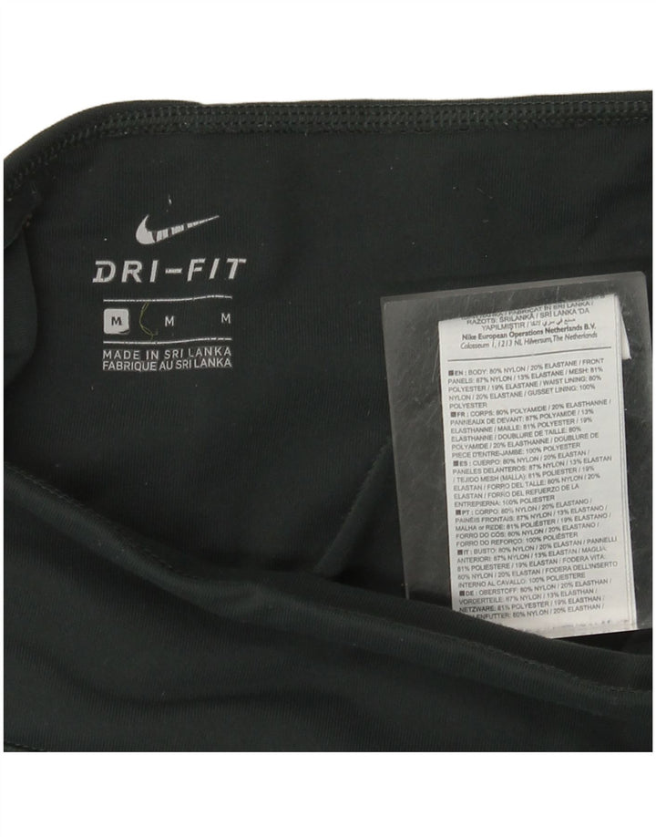 Женские леггинсы NIKE Dri Fit UK 12, средний зеленый нейлон