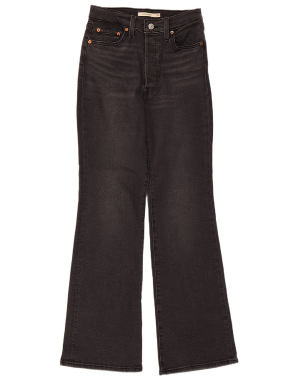 Женские джинсы Bootcut с завышенной талией Levi's W28 L31, серый хлопок