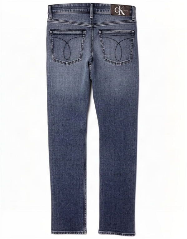 Мужские узкие джинсы Calvin Klein W29 L32, синий хлопок