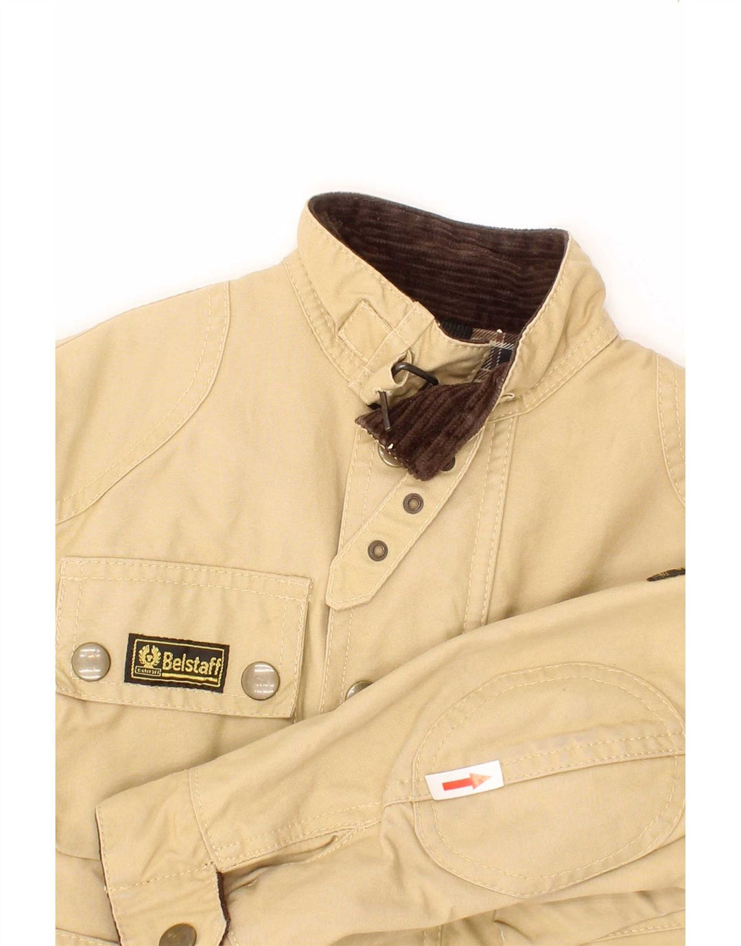 Универсальная куртка Belstaff для мальчиков 3-4 лет, бежевая хлопковая байкерская куртка