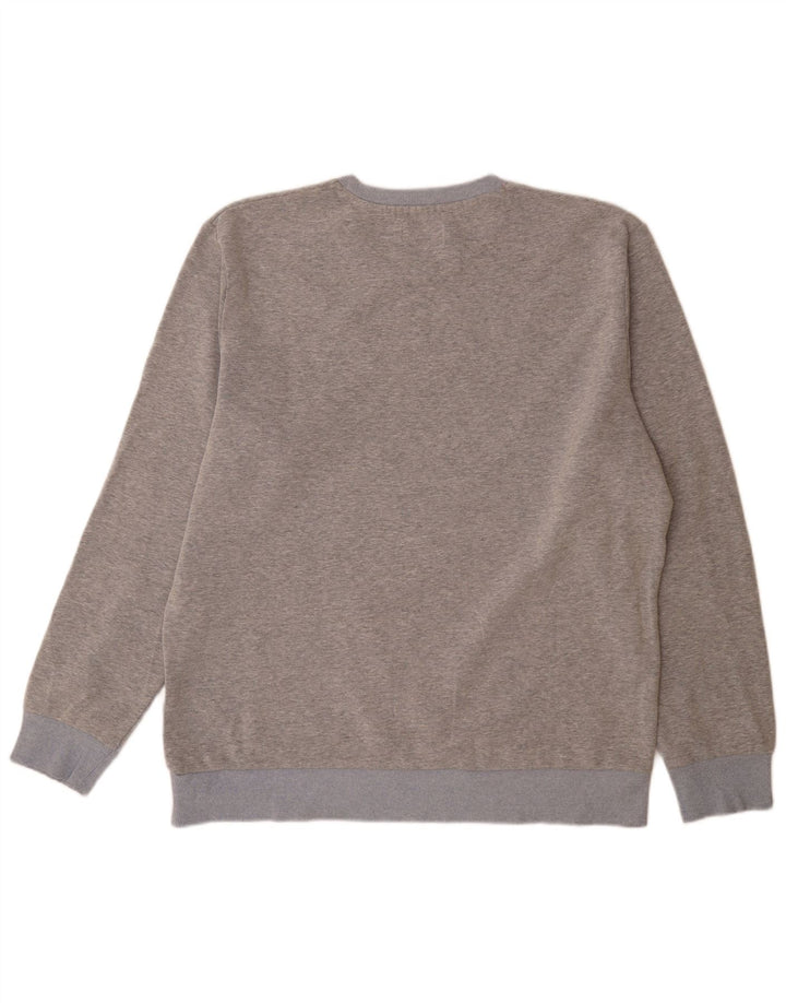 Мужской свитшот с рисунком Jack & Jones 2XL, серый полиэстер с крапинками