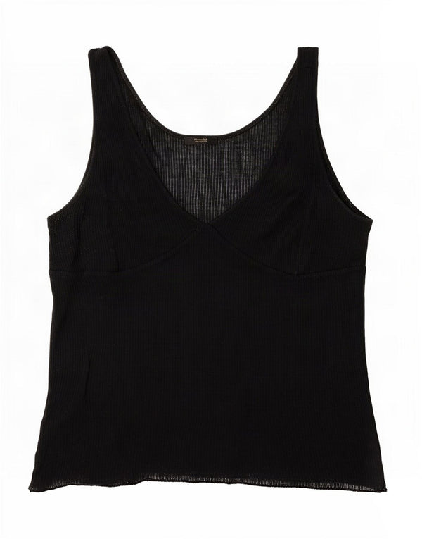 Женский прозрачный жилет Massimo Dutti UK 18 XL, черный