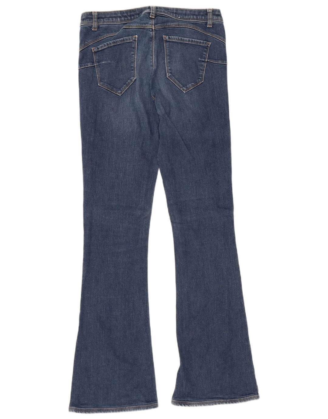 Женские расклешенные джинсы Benetton W29 L31 синие, хлопок