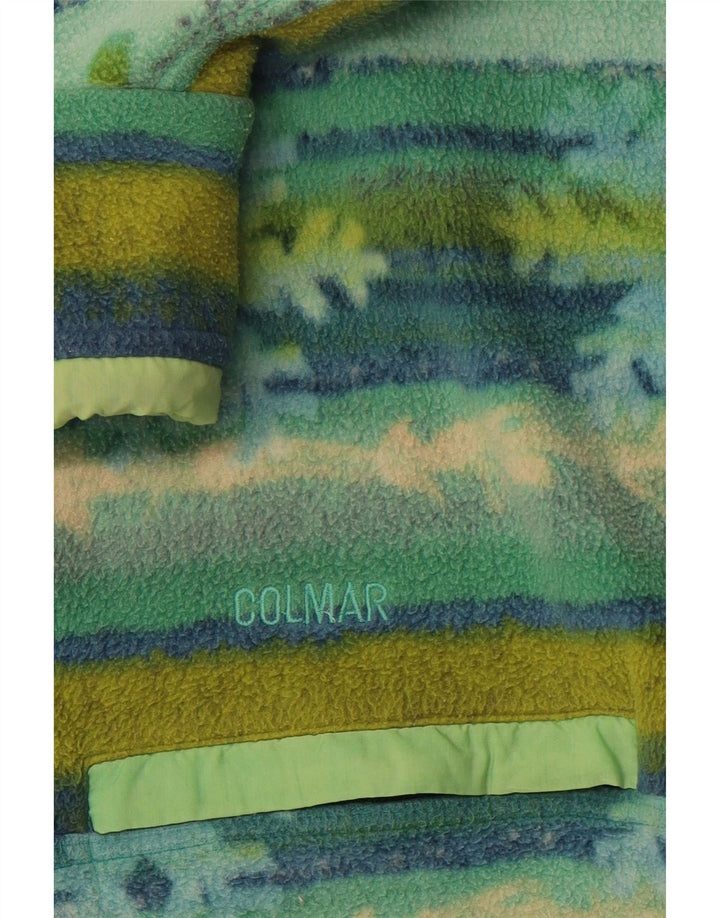 COLMAR Мужской флисовый джемпер на пуговицах XL, зеленый Fair Isle