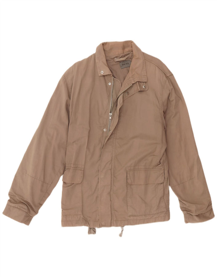 Мужская куртка Reiss UK 44 2XL, бежевый хлопок