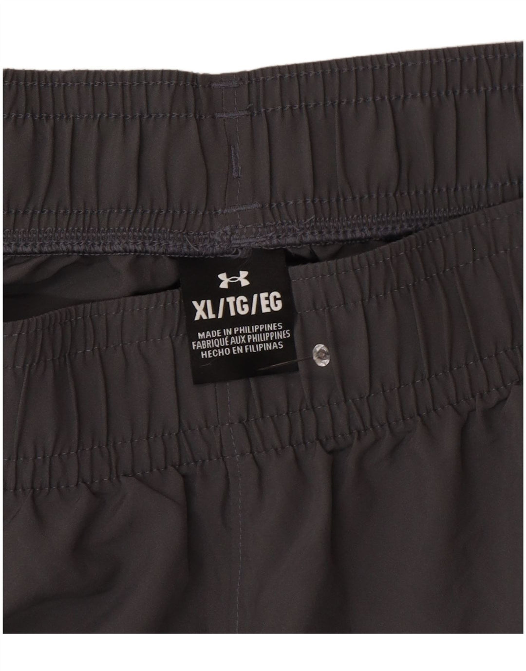 Мужские спортивные шорты Under Armour Regular, серый полиэстер, размер XL