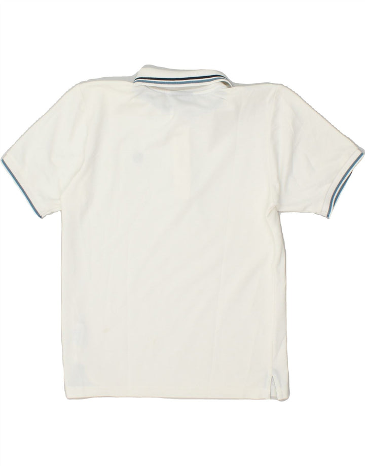 CHAMPION Boys Polo Shirt 7-8 Years Small White Cotton Vintage Champion and Second-Hand Champion from Messina Hembry 