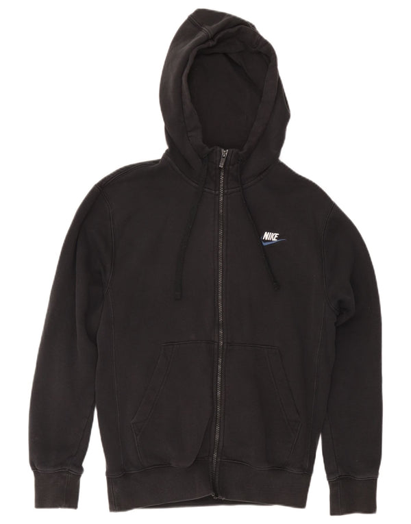 Мужской свитер свободного кроя с капюшоном на молнии Nike XS, черный, хлопок