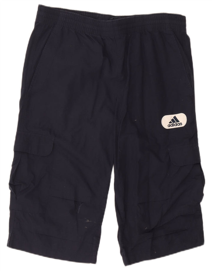 Мужские шорты-карго Adidas Medium W36 Темно-синие, хлопок