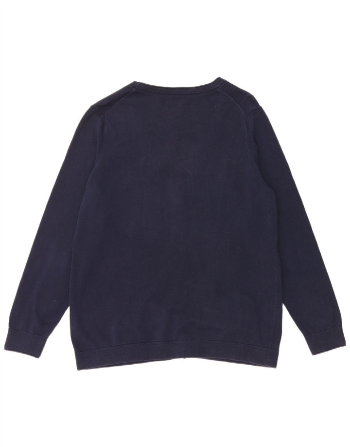 TOMMY HILFIGER Женский кардиган-свитер UK 18 XL, темно-синий, хлопок