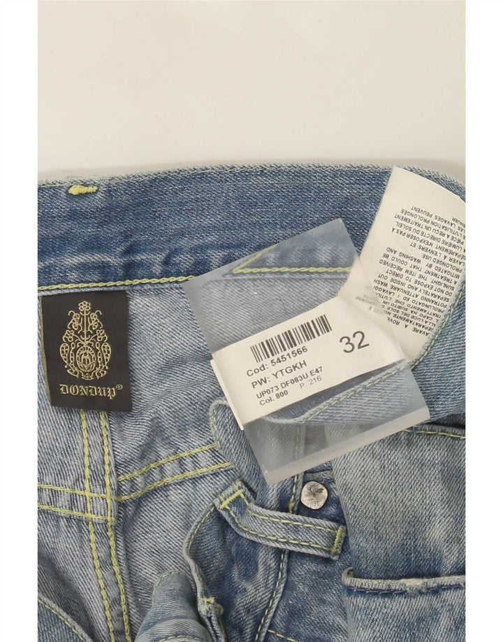 Dondup Мужские прямые джинсы W32 L30 синие, хлопок