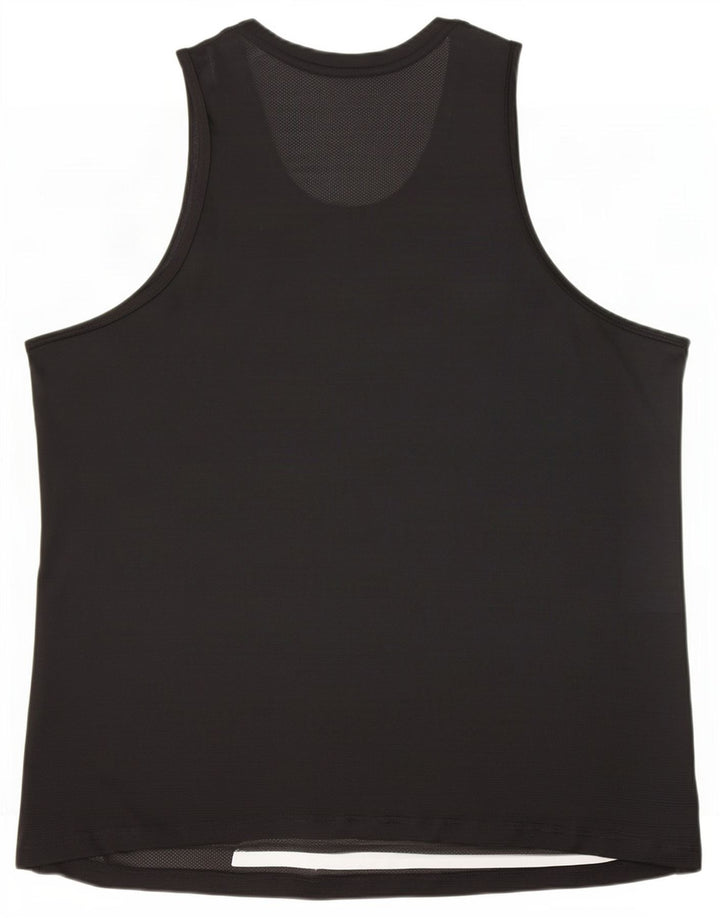 Мужской жилет Nike Dri Fit XL, черный полиэстер в тонкую полоску