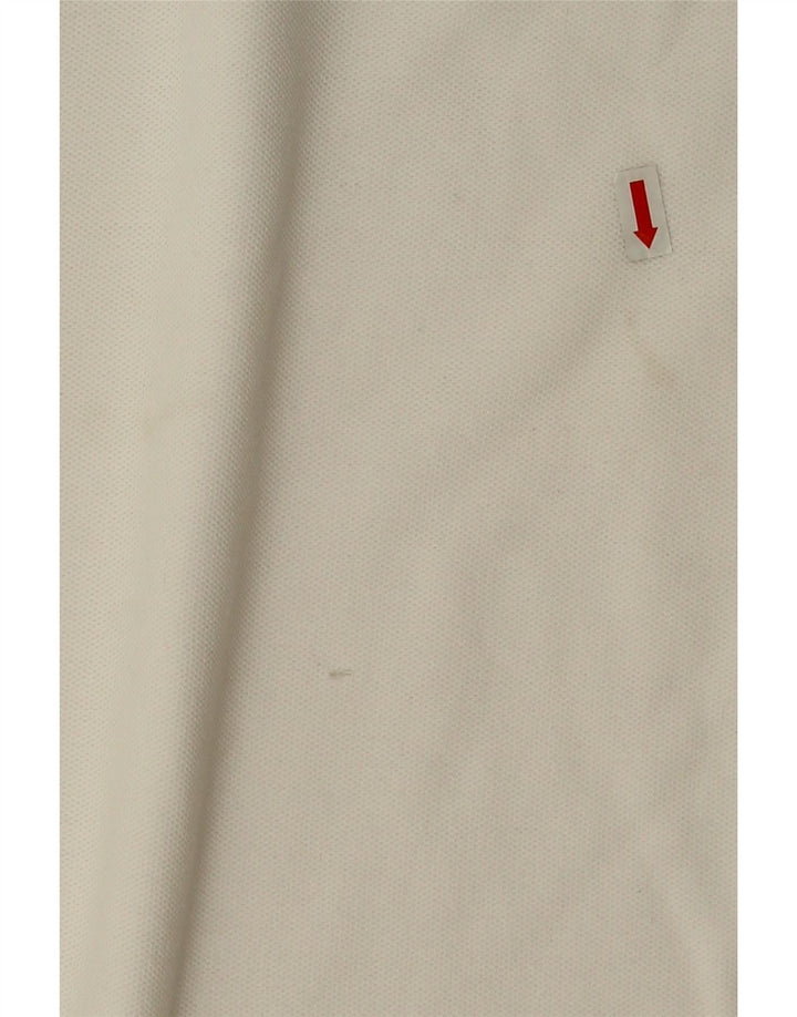 Мужская рубашка поло Slam, большая белая хлопковая рубашка