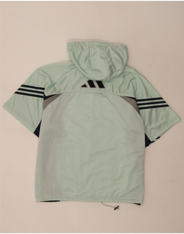 Adidas Мужская спортивная куртка с капюшоном UK 40/42 Medium Бирюзовый