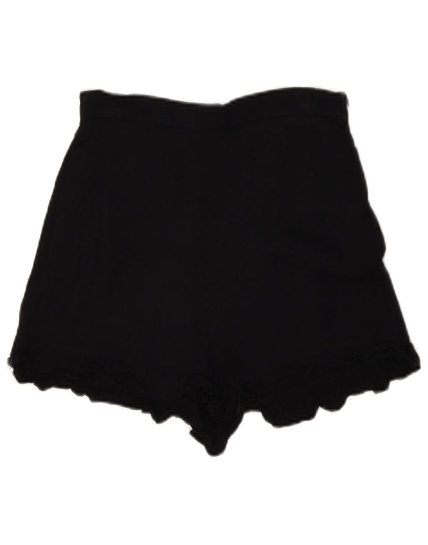 Женские шорты с высокой талией Zara XS W24, черные