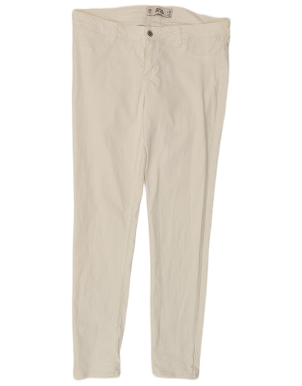 Женские джинсы HOLLISTER Super Skinny US 13, большие размеры W31 L31, белый хлопок