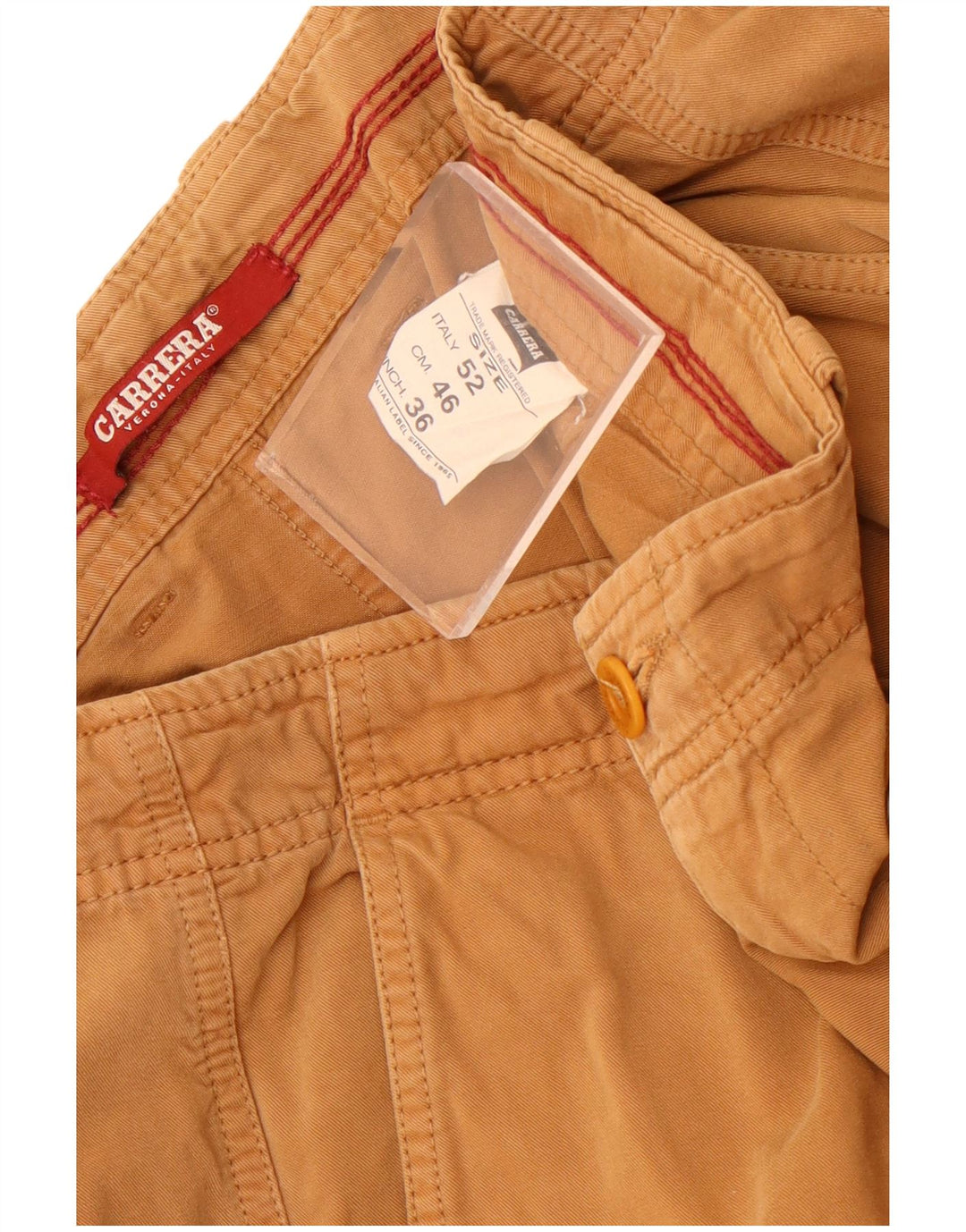 Carrera Мужские шорты карго IT 52 XL W36 Коричневые, хлопок