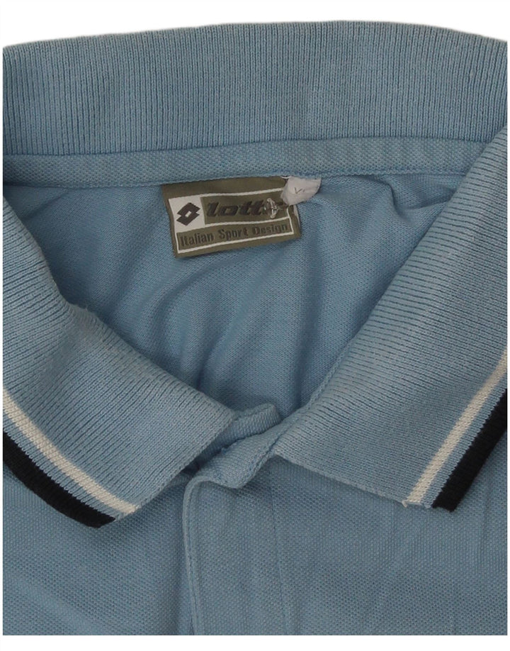 Мужская рубашка поло Lotto XL синяя