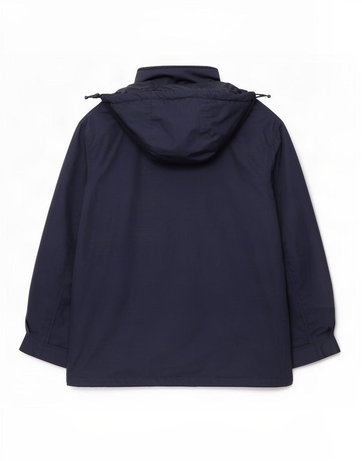 Fila Мужская утепленная куртка с капюшоном IT 48 Medium Navy Blue Хлопок