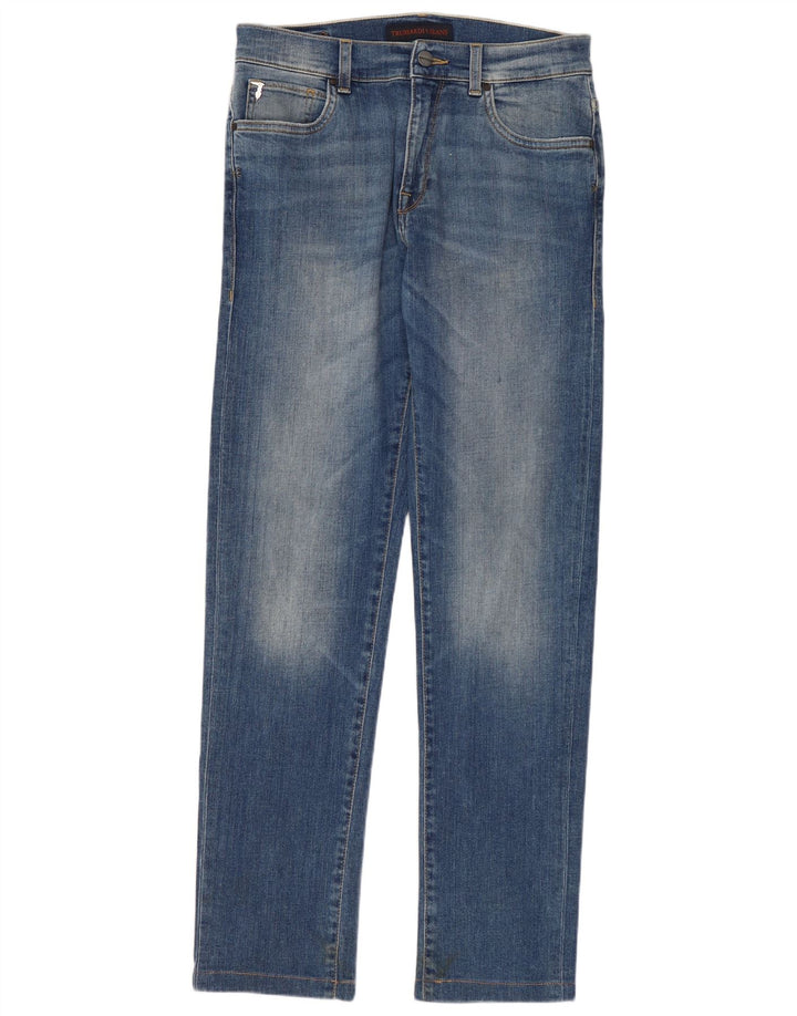 TRUSSARDI Женские узкие джинсы W31 L31 Синие, хлопок