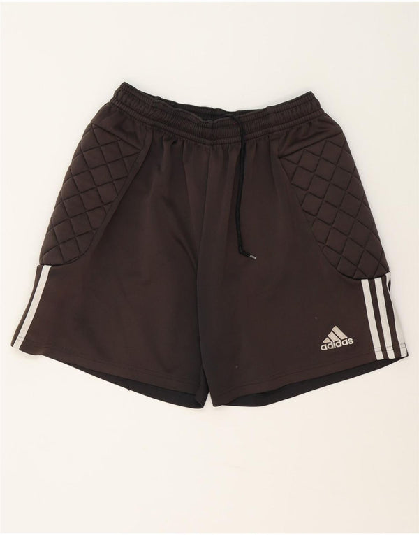 Мужские спортивные шорты Adidas, большие черные из полиэстера