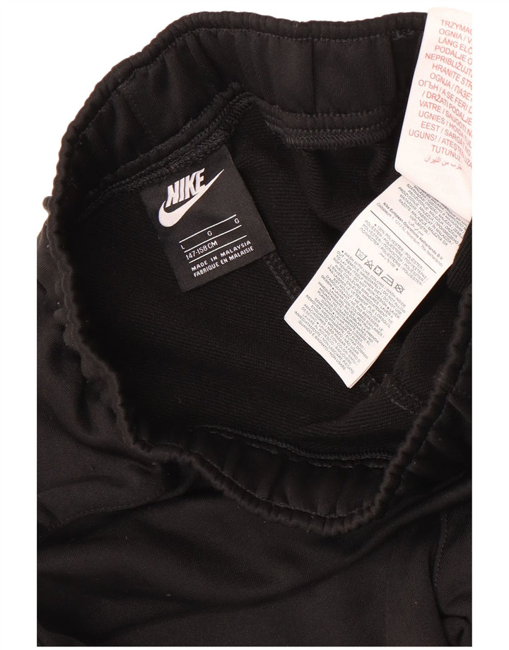 Спортивные брюки Nike для мальчиков, джоггеры, 12–13 лет, большой размер, черный полиэстер