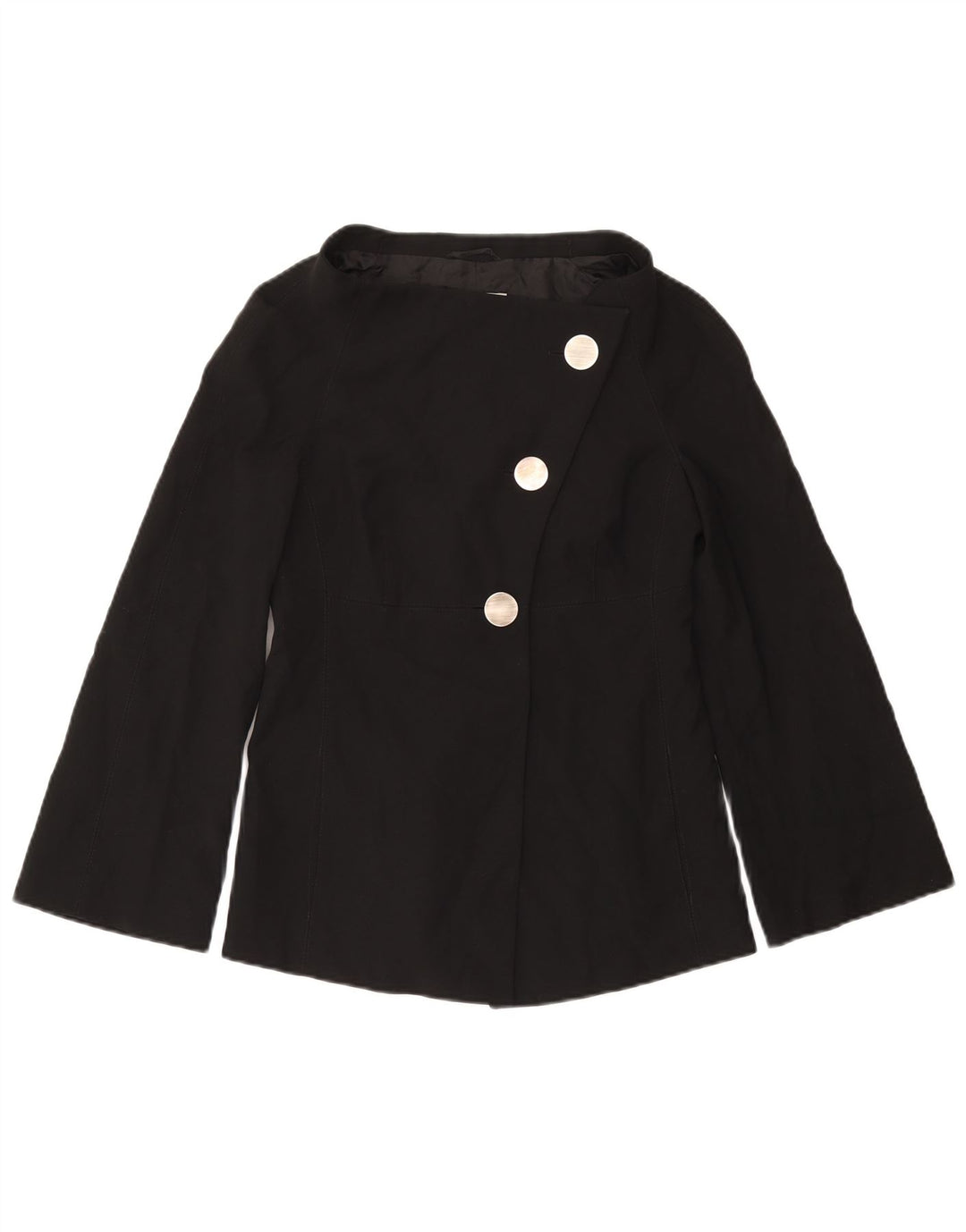 Emporio Armani Женский пиджак на 3 пуговицах UK 4 XS Черный