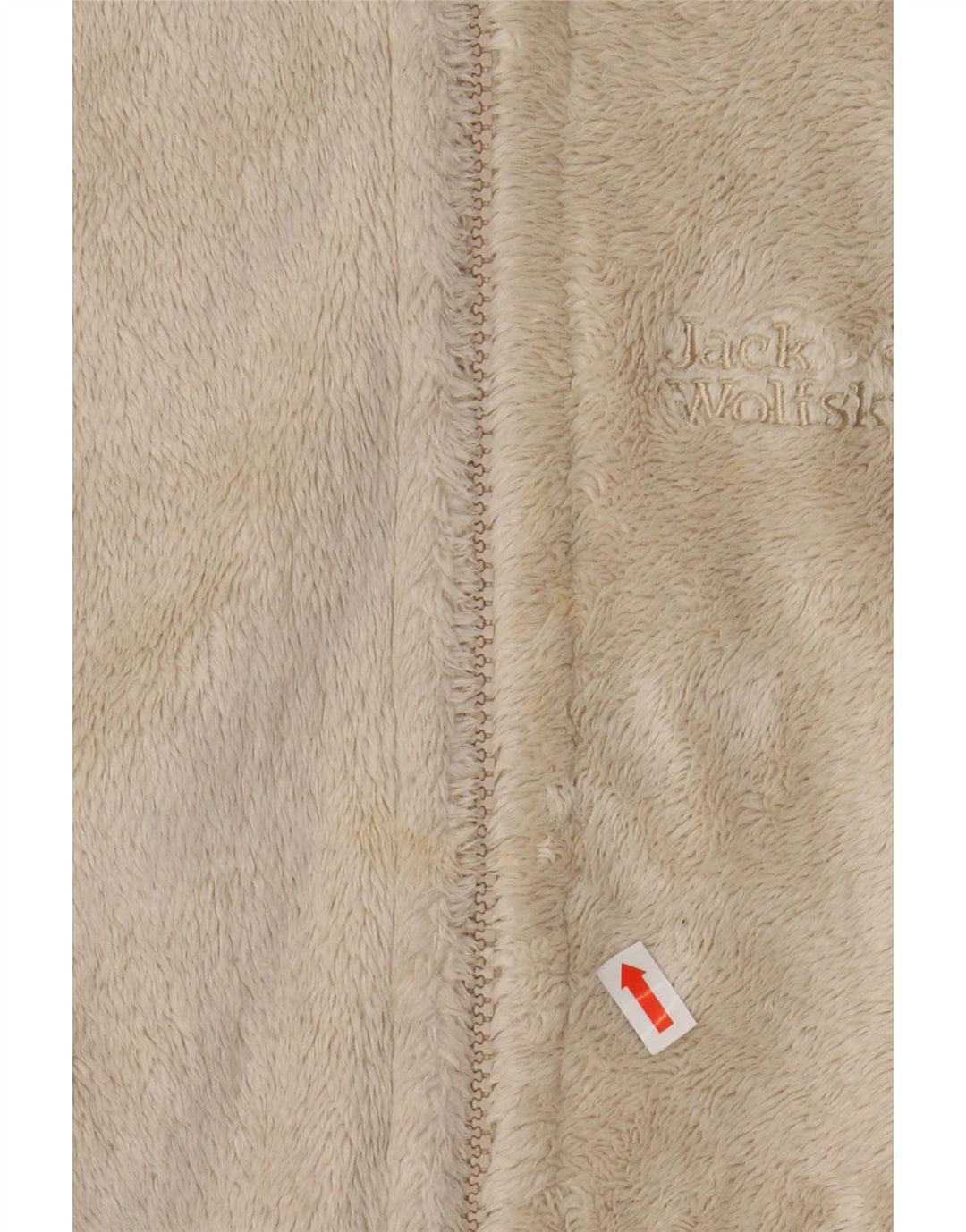 JACK WOLFSKIN Womens Fleece Jacket UK 10 Small Beige