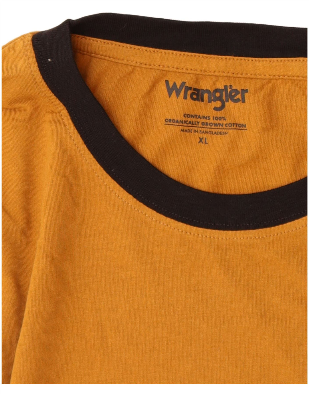WRANGLER Мужская футболка Top XL Коричневый хлопок