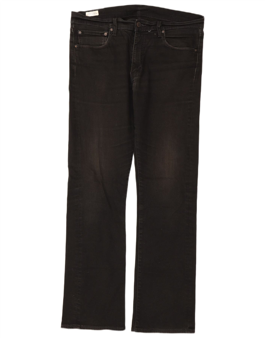 Мужские джинсы Bootcut Levi's W36 L34, черные хлопковые
