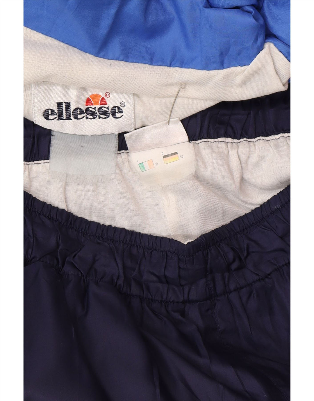 Мужской спортивный костюм Ellesse IT 50, большой синий, полиэстер с цветными блоками