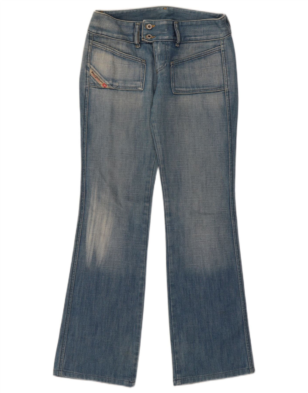Женские джинсы Bootcut Diesel W26 L30 синие, хлопок